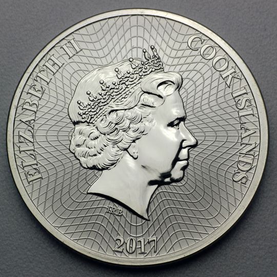 1 Unzen Cook Islands Silbermünze 2017 1 Unzen Cook Islands Silbermünze 2017