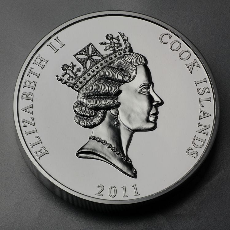 Cook Islands Anlagemünzen 1000g Elisabeth II High Relief Prägung Cook Islands Anlagemünzen 1000g Elisabeth II High Relief Prägung