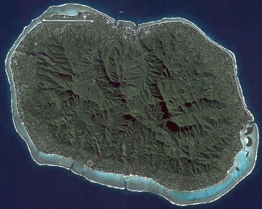 Die Hauptinsel Rarotonga